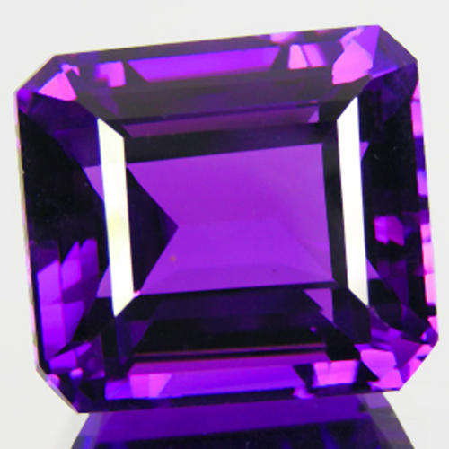 15.61 CARAT PURPLE  AMETHYST OCTAGON FACET