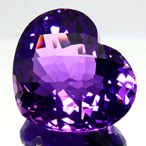 23.92 CARAT BRILLIANT  HEART FACET AMETHYST