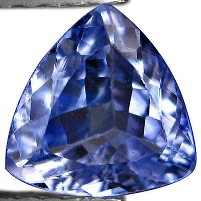 1.03 CARAT NATURAL VIOLET BLUE TANZANITE - TRILLIANT FACET