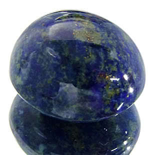 24.16 CARAT  ROYAL BLUE LAPIS LAZULI WITH GOLD PYRITES