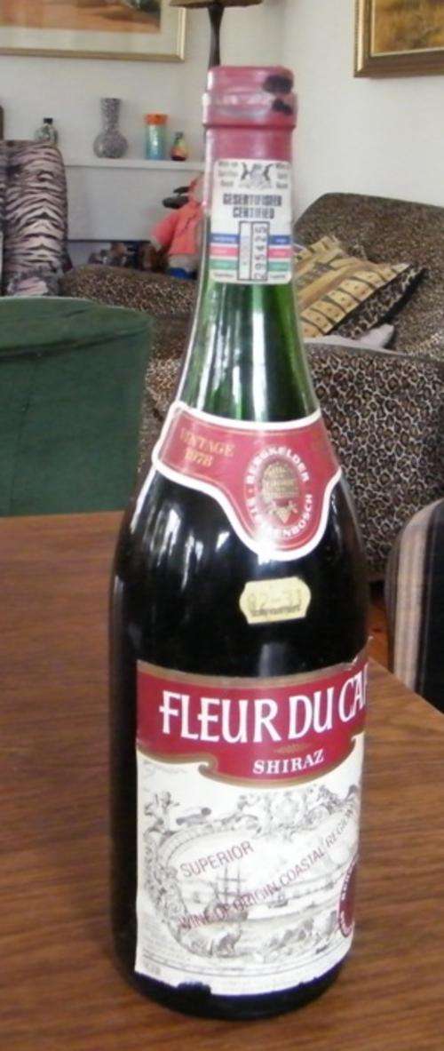 1978 FLEUR DU CAP SHIRAZ SUPERIOR