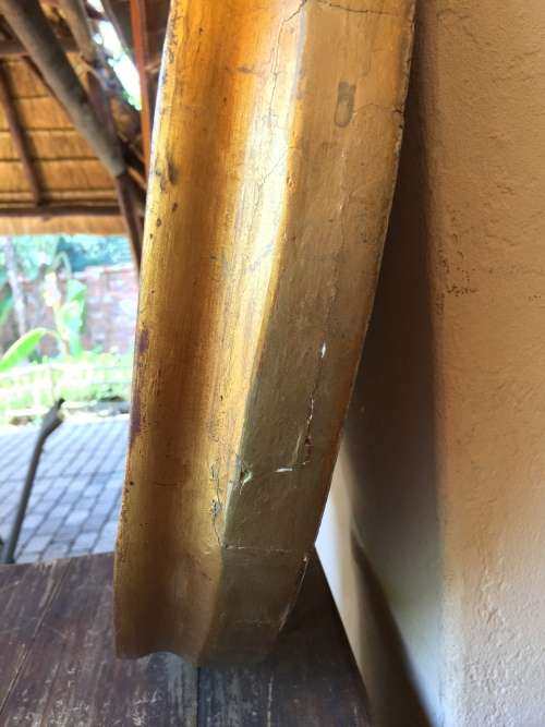 Antique Gilt Convex Mirror