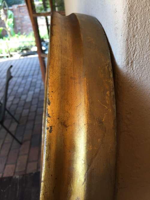 Antique Gilt Convex Mirror