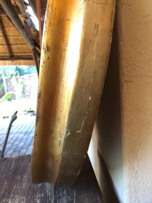 Antique Gilt Convex Mirror