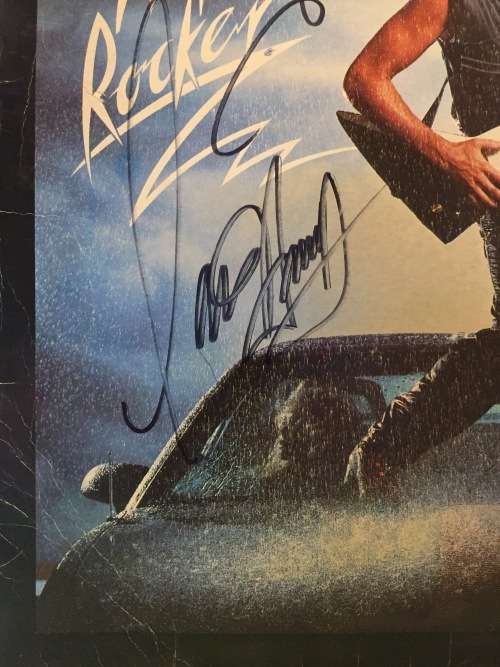 David Hasselhoff, Original Signed Vinyl/LP Night Rocker