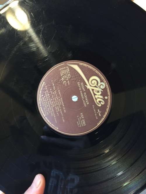 David Hasselhoff, Original Signed Vinyl/LP Night Rocker