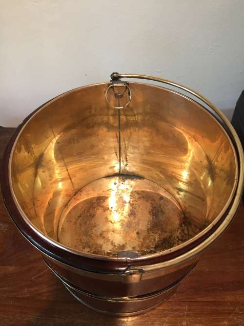 18th Century Mahogany Brass Bound Wine Cooler