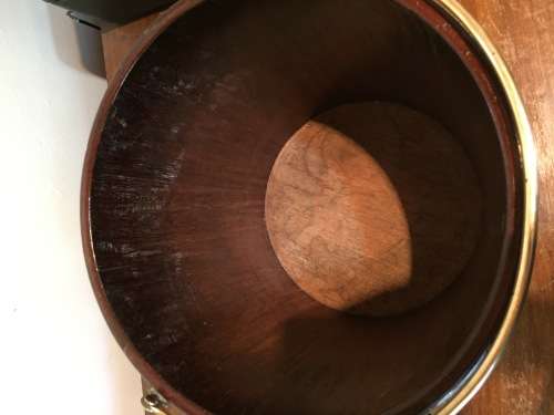 18th Century Mahogany Brass Bound Wine Cooler