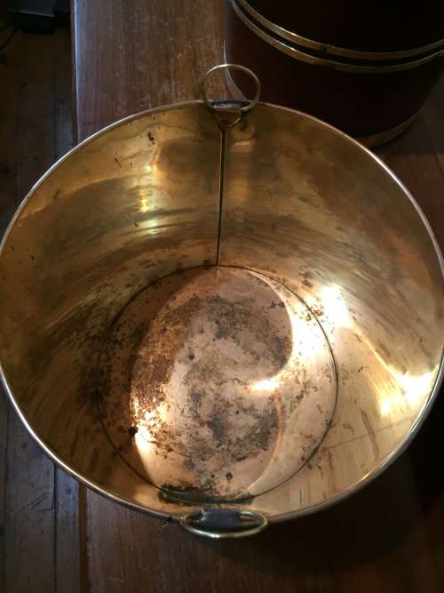 18th Century Mahogany Brass Bound Wine Cooler