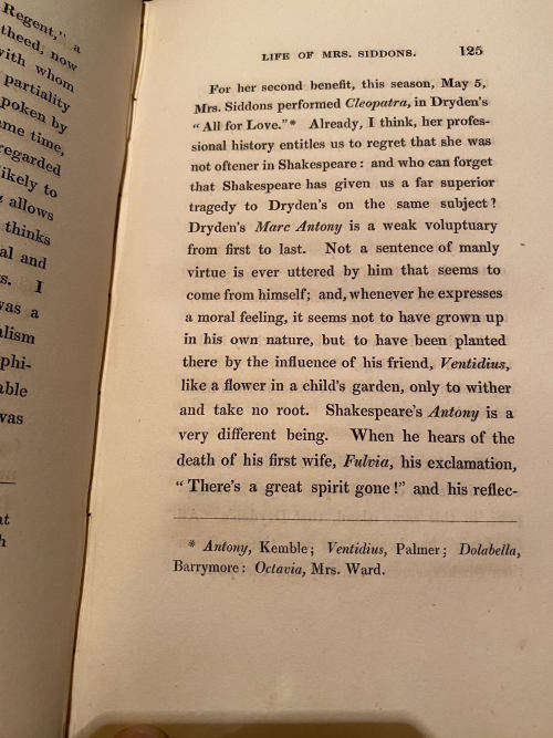 1834 Life of Mrs. Siddons Published: London Effingham Wilson. First Edition Two volumes