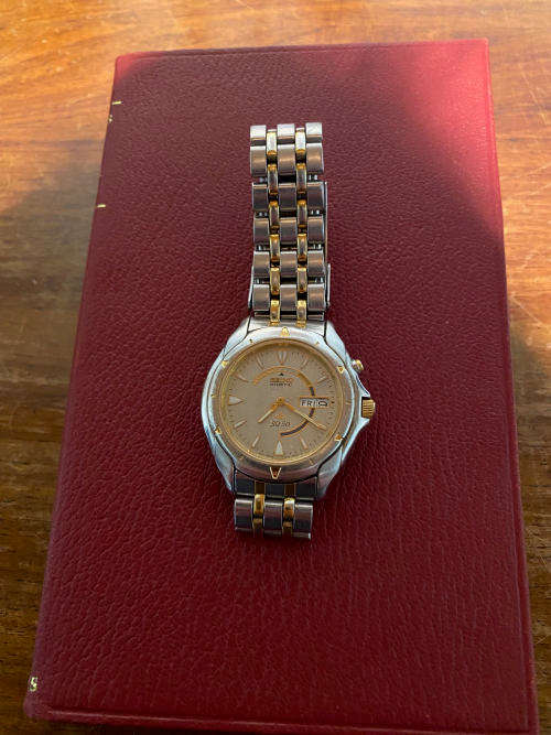 seiko kinetic sq50 Gold Tone