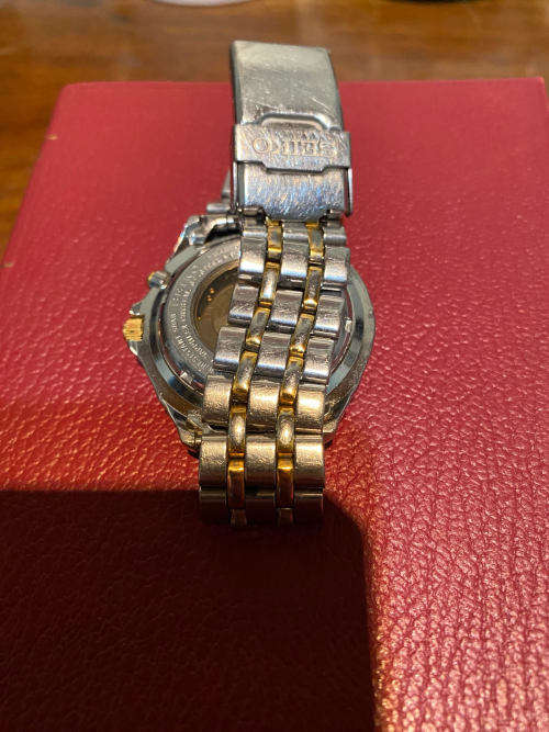 seiko kinetic sq50 Gold Tone