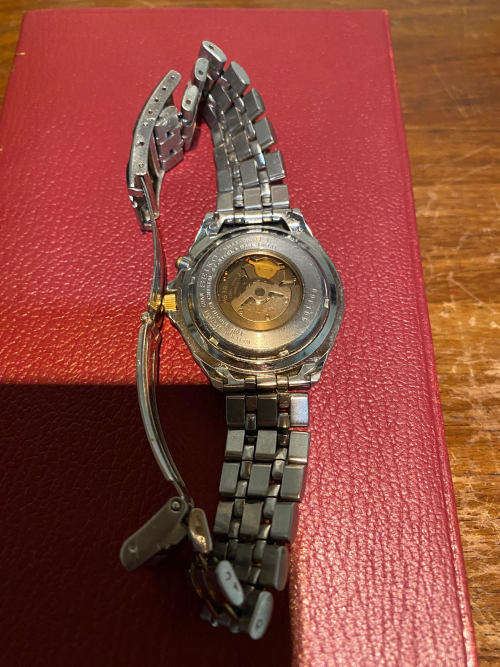 seiko kinetic sq50 Gold Tone