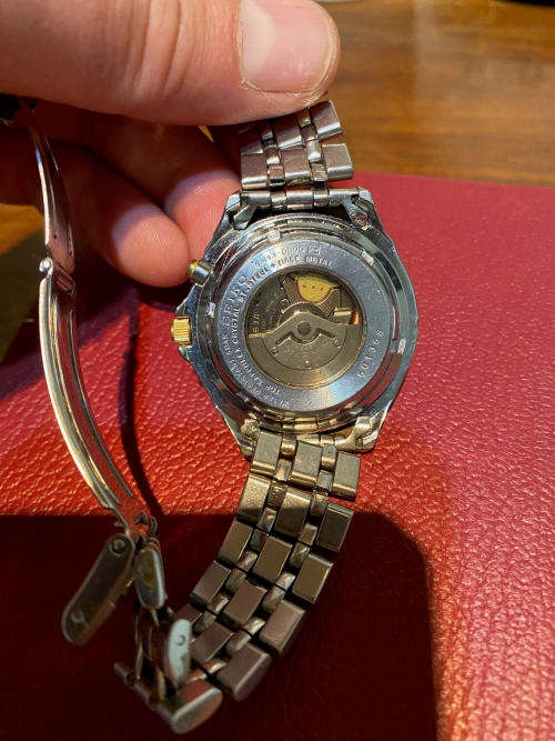 seiko kinetic sq50 Gold Tone