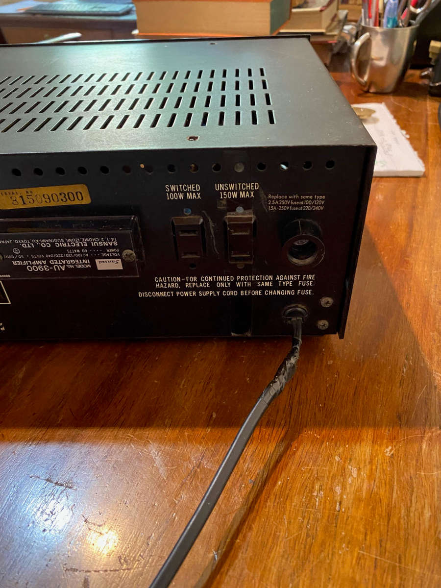 Sansui Intergrated Amplifier AU-3900 (not working)