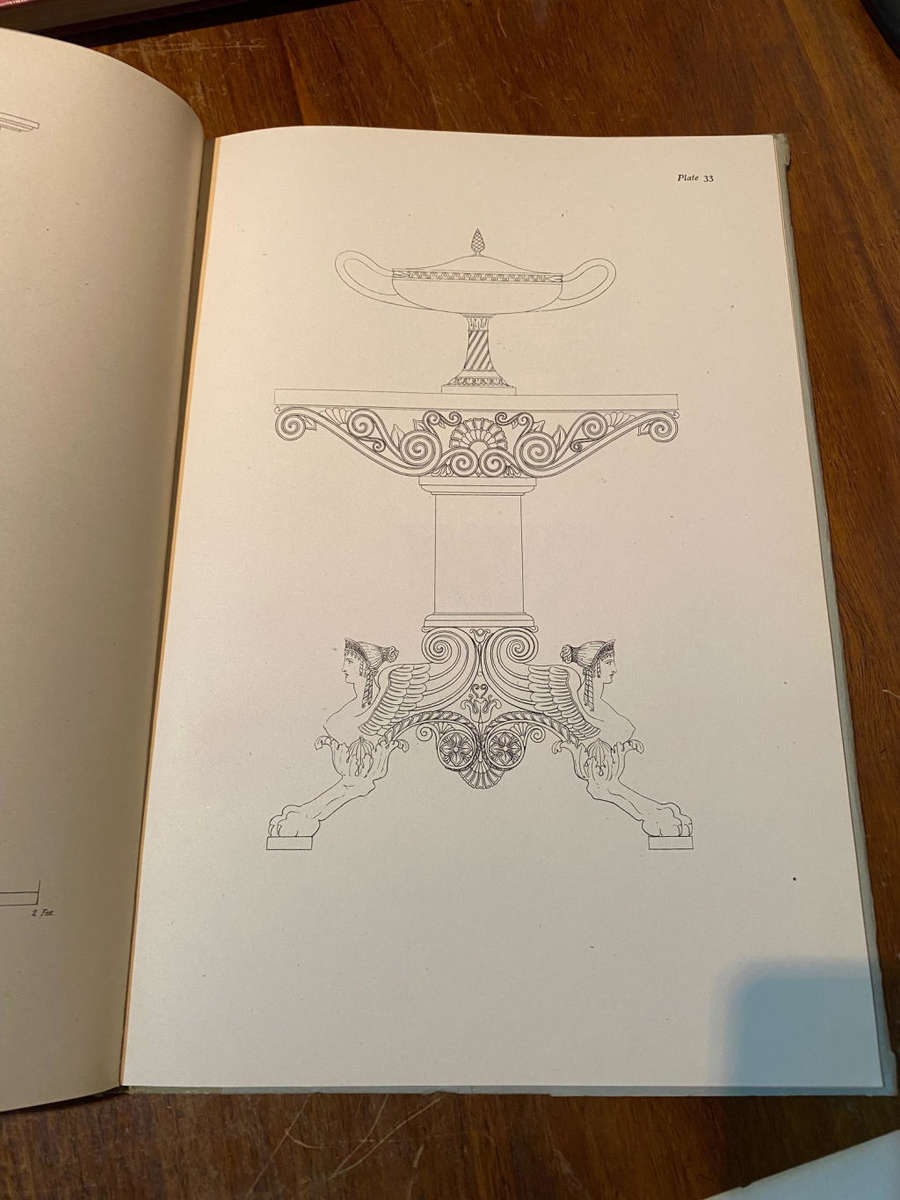 Household Furniture and Interior Decoration. Executed from the designs by Thomas Hope. HOPE, 1946