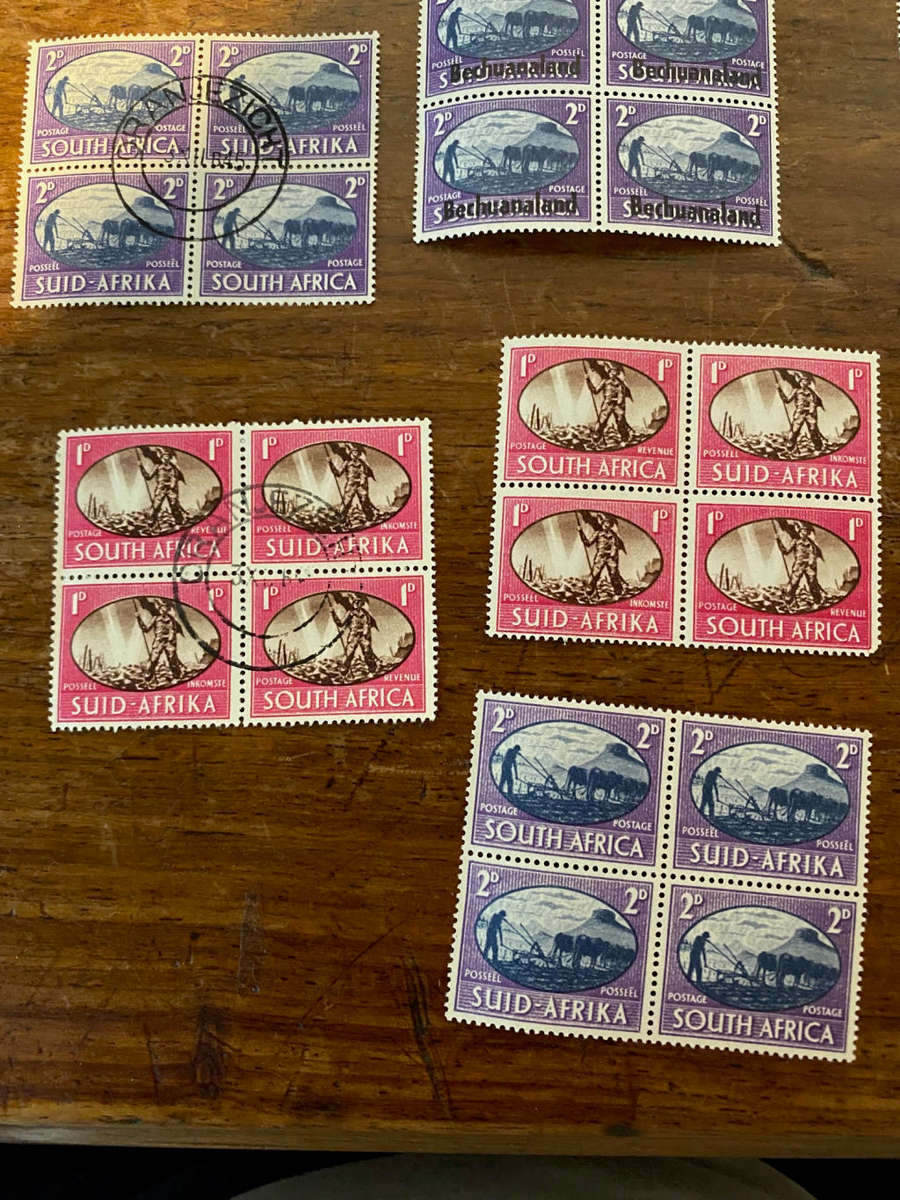 Lot of old SA stamps, see pics