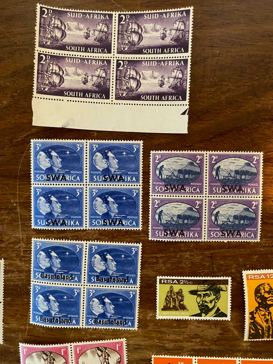Lot of old SA stamps, see pics