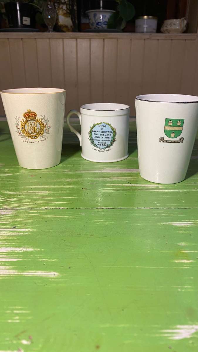 Thirteen Collectable Commemorative Mugs - All for one bid