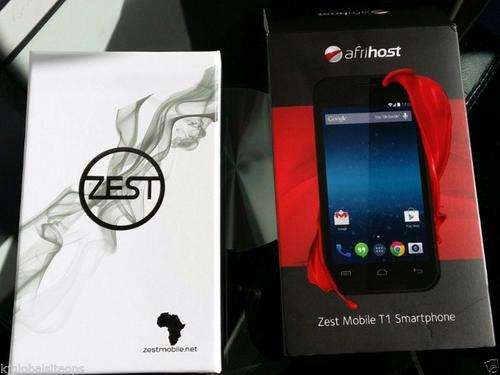 Afrihost Zest T1 Black Dual-SIM Smartphone Incl. 1Gb x12 months with Cover (Boxed)