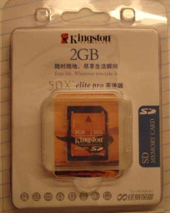 SUPER SALE!!! KINGSTON 2 GIG SD MEMORY CARD