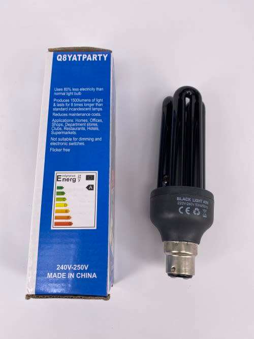 Black Light UV 40W B22