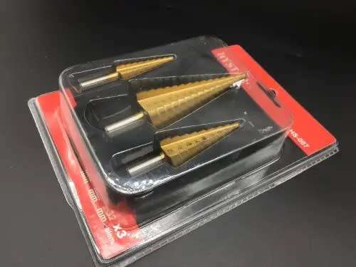 3PCS HSS STEP DRILL SET