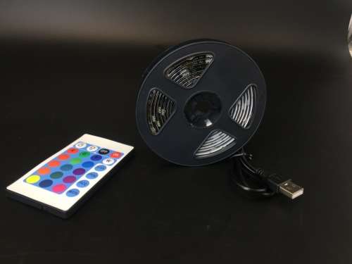 USB RGB LED Mood Lights 5M With Remote