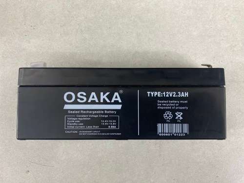OSAKA BATTERY 12V 2.3AH