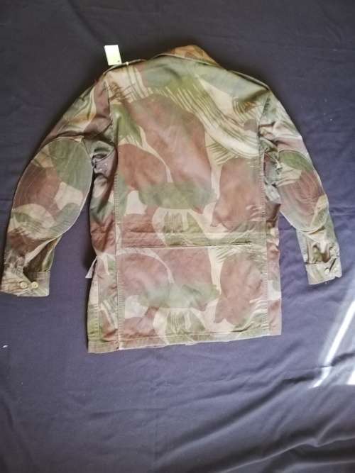 Rhodesian Army camo bushjacket. BSAP, dyed. Local postage only.