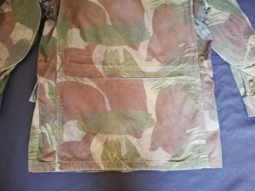 Rhodesian Army camo bushjacket. BSAP, dyed. Local postage only.