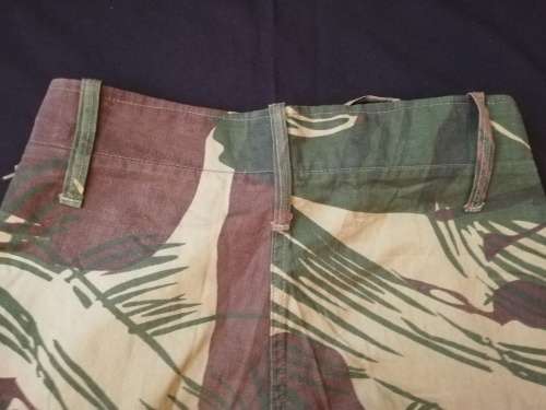 Rhodesian Army camo Pants, late war, size 32. No overseas postage.