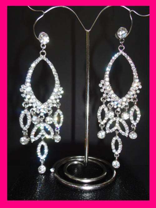 Diamante' Crystal Piercing Earrings