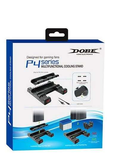 PS4 Pro 1TB + Death Stranding + 2 x PlayStation 4 Wireless Controllers + Dobe PS4 Cooling station