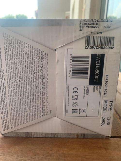 Kenwood Quad blade Chopper