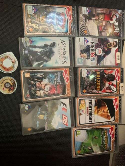 Psp Games collection  *mix of new and used*