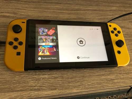 Nintendo switch lets go edition with games and accessories