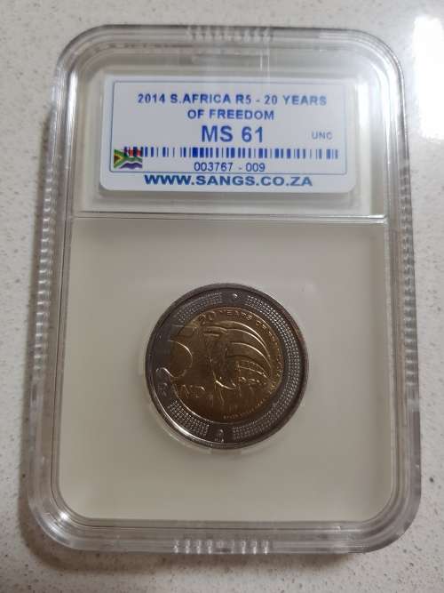 2014 S.AFRICA R5 - 20 YEARS OF FREEDOM MS 61
