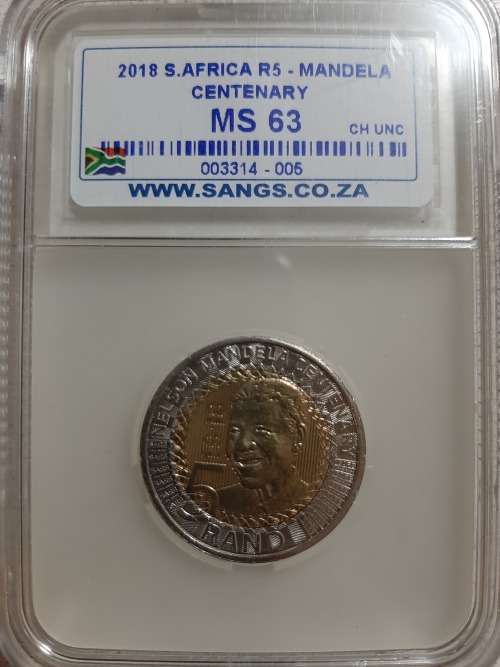 2018 S.AFRICA R5 - MANDELA CENTENARY