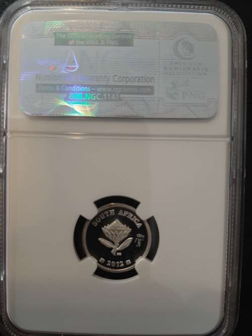 2012 S.AFRICA 2.5C GAUTRAIN CAPE TOWN COIN SHOW PF 66 ULTRA CAMEO