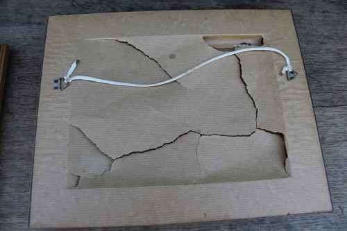 Old Cottages by Charles van der Merwe Oil on Board 1989