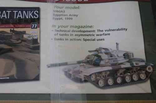 DeAGOSTINI - COMBAT TANKS COLLECTION Number 77 Tank and Magazine