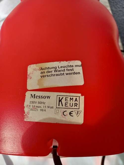 Vintage Teddy Bear Lamp Messow Kema Keur