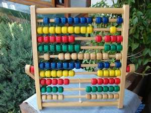 Wooden Abacus made in England