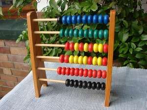 Abacus Wooden 19cm x 16.5cm