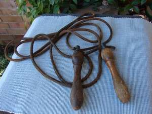 Vintage Leather Skipping Rope