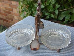 Vintage Silver Plate Jam Set