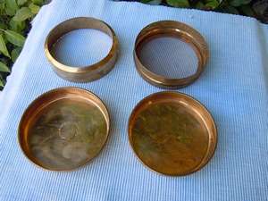 Vintage Brass Endecott's Mining Sand Sifter