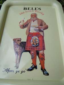 Bells Whiskey Tray Afore ye Go