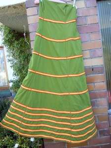 Sun Goddess Designer Gown Size 42 Ethnic Colours